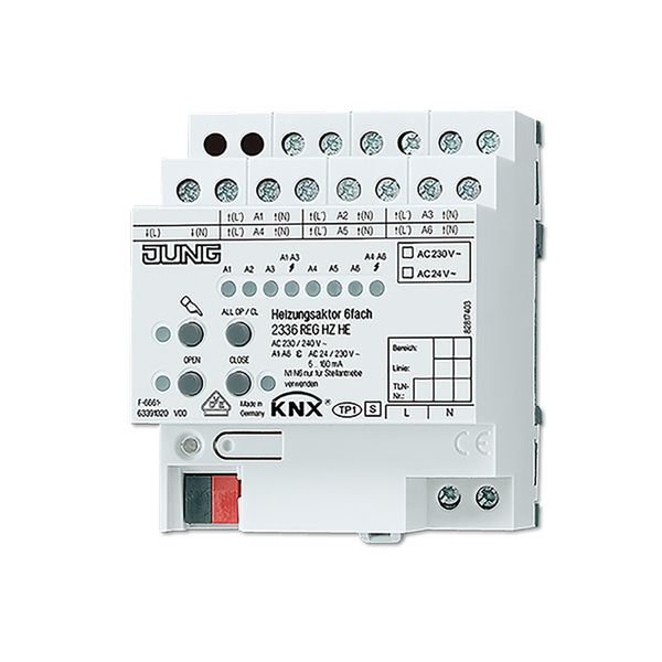 Output module heater KNX Heating actuator, advanced image 6