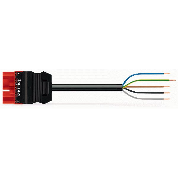 pre-assembled connecting cable Eca Plug/open-ended red image 4