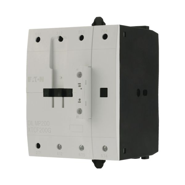 Contactor, 4 pole, 200 A, RDC 24: 24 - 27 V DC, DC operation image 12