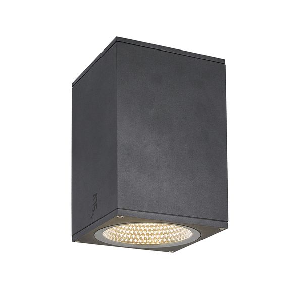 ENOLA SQUARE L, outdoor LED surface-mounted ceiling light anthracite CCT 3000/4000K image 1