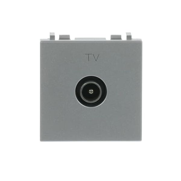 N2250.7 PL TV outlet SAT 1 gang Silver - Zenit image 1