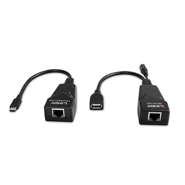 100m USB 2.0 Type C Cat.6 Extender 100m USB 2.0 Extension for USB Type C equipped computers image 1