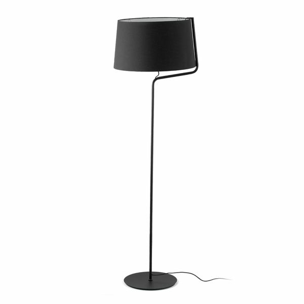 BERNI BLACK FLOOR LAMP 1 X E27 20W image 1