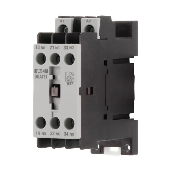 Contactor relay, 24 V DC, 2 N/O, 1 NC, Screw terminals, DC operation image 3