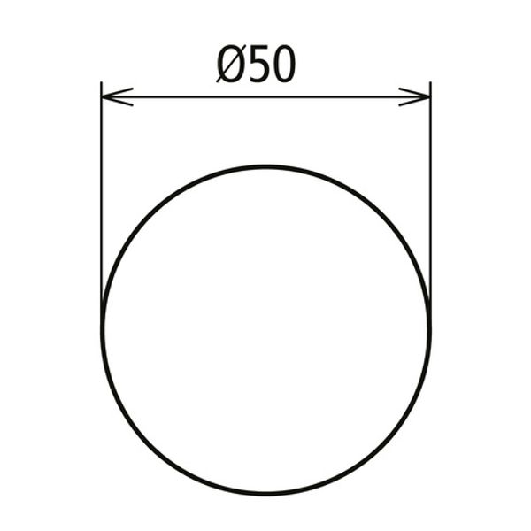 Earthing sticker for marking railway earthing products D  50mm image 2