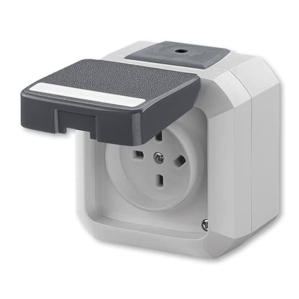 5518-2029 S Double socket outlet with earthing pins, with hinged lids, IP 44 image 35
