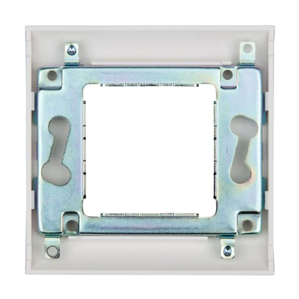 Frame Single 80x80mm for centralplatte 45x45mm, RAL9010 image 2