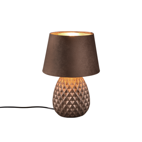 Ariana table lamp 35 cm E14 brown image 1