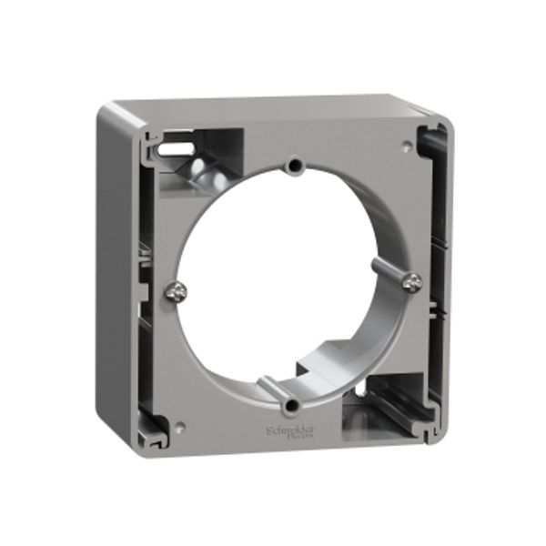 Sedna Design & Elements, Surface Mounting box, 1 gang, aluminium image 4