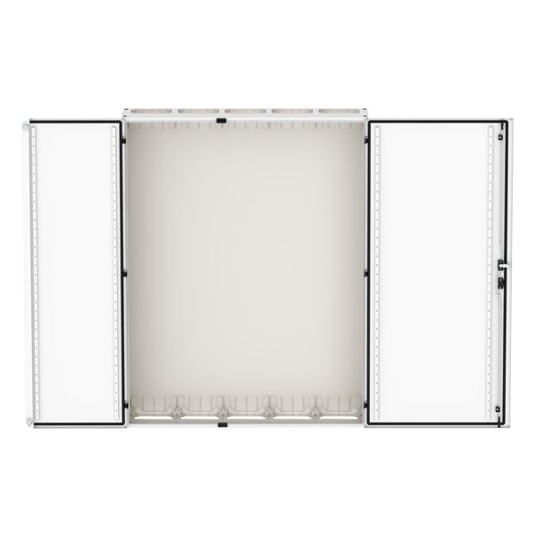 Floor-standing distribution board EMC2 empty, IP55, protection class II, HxWxD=1700x1300x270mm, white (RAL 9016) image 5