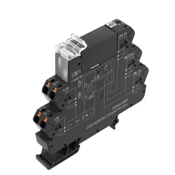 Solid-state relay, 24…230 V UC ±10 %, Rectifier 3...33 V DC, 3.5 A, PU image 2