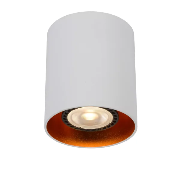 Lucide BIDO - Ceiling spotlight - Ø 8 cm - 1xGU10 - White image 1