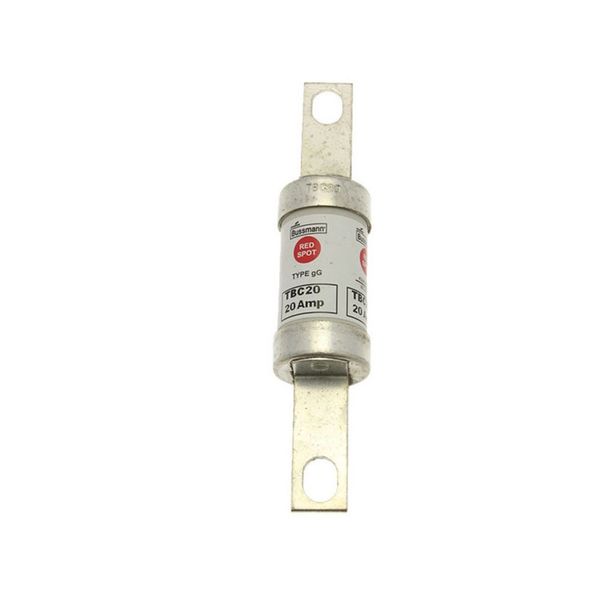 Fuse-link, low voltage, 20 A, AC 660 V, DC 460 V, BS88, 27 x 129 mm, gL/gG, BS image 5