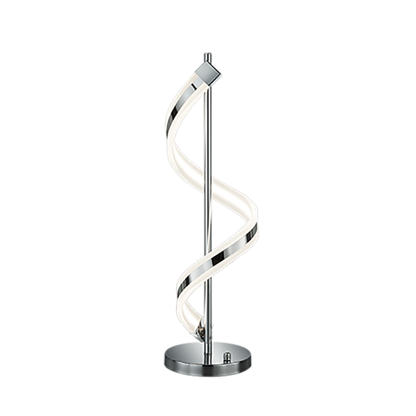 Sidney LED table lamp chrome image 1