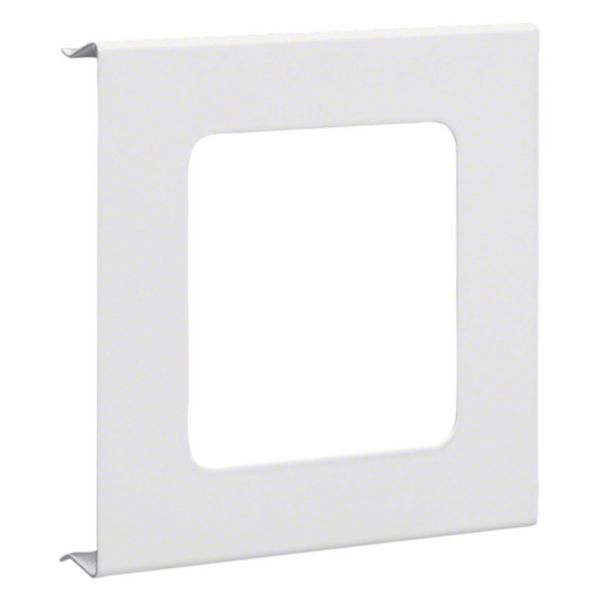 Cover 1-fold R7 for flush-mounted use with frame for BRS OT 120 made of traffic white steel image 1