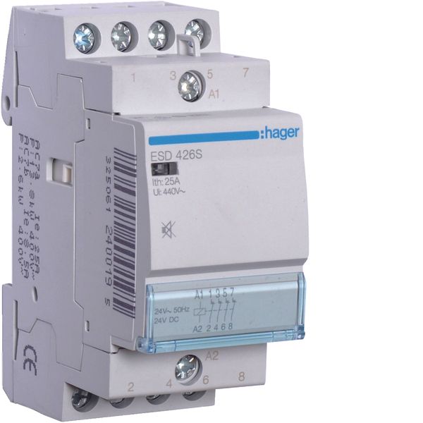 Humfree Contactor 25A, 4NC, 24V image 1