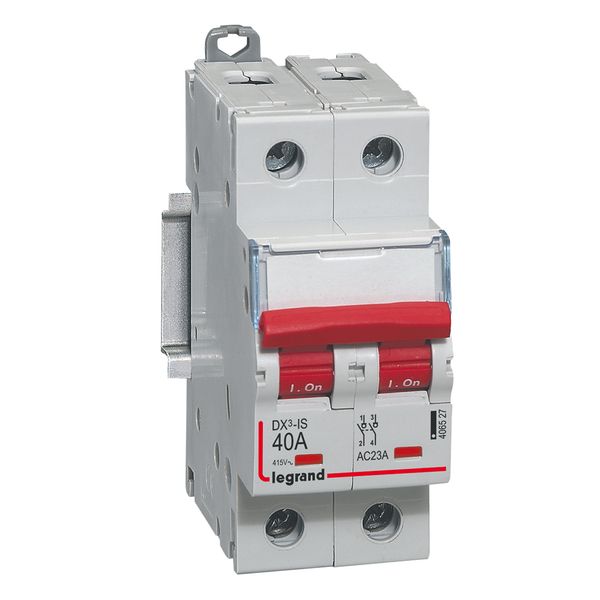Remote trip head isolating switch DX-IS - visible load break - 2P - 400V~ - 40 A image 2