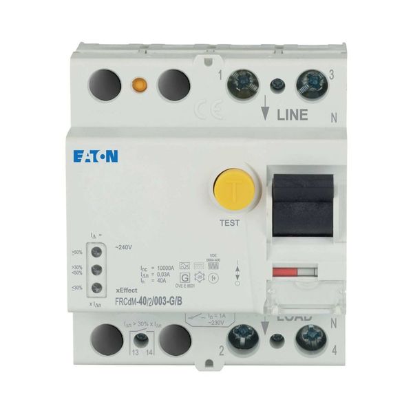 Digital residual current circuit-breaker, all-current sensitive, 40 A, 2p, 30 mA, type G/B image 5