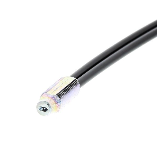 Fiber optic sensor head, diffuse, M6 cylindrical axial, R25 fiber, 3 m E32 1247C image 2