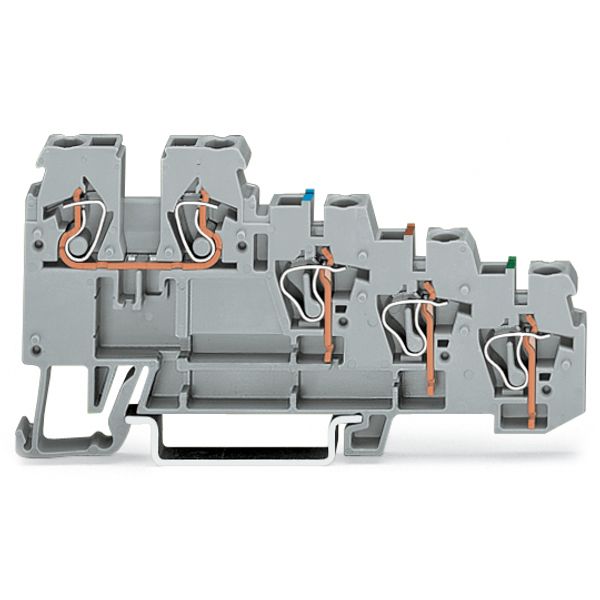 4-conductor sensor terminal block with colored conductor entries 2.5 m image 2