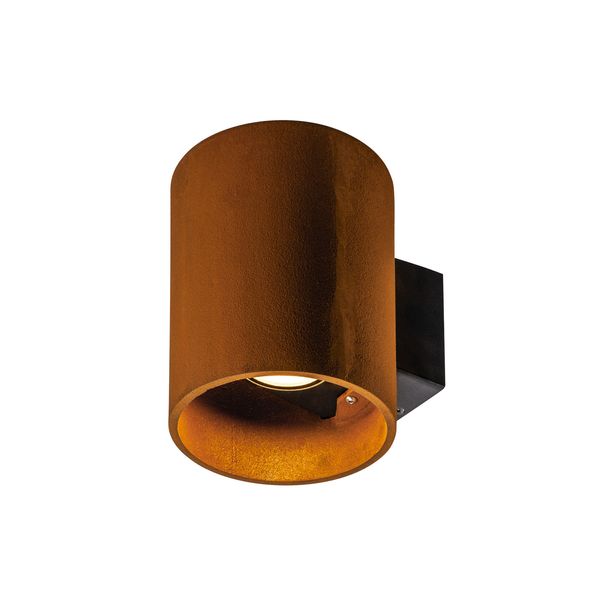 RUSTY® UP/DOWN WL, outdoor LED surface-mounted wall light round rust CCT switch 3000/4000K image 1