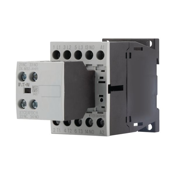 Contactor, 380 V 400 V 3 kW, 2 N/O, 1 NC, 24 V DC, DC operation, Screw terminals image 6
