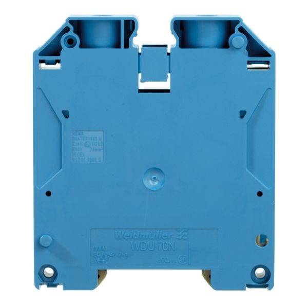 Feed-through terminal block, Screw connection, 70 mm², 1000 V, 192 A,  image 1