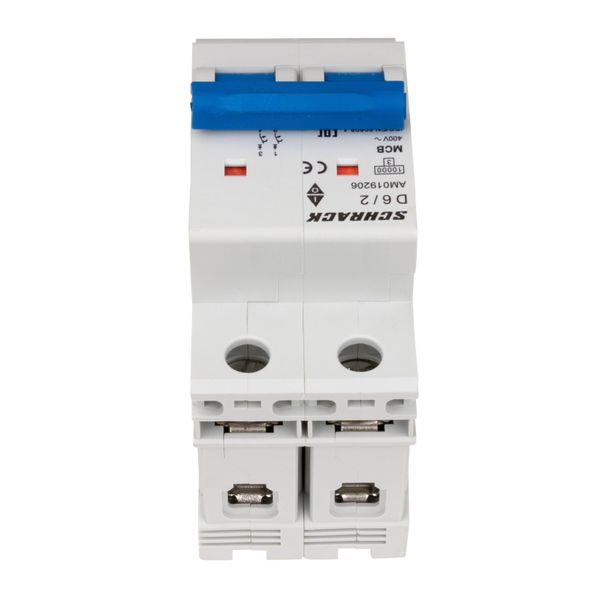 Miniature Circuit Breaker (MCB) AMPARO 10kA, D 6A, 2-pole image 2