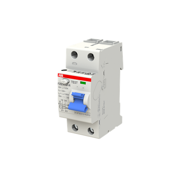 F202 B-16/0.03 Residual Current Circuit Breaker 2P B type 30 mA image 5