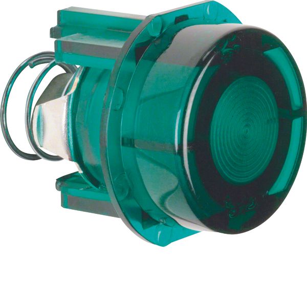 Knob for push-button/pilot lamp E10, light control, green, trans. image 1