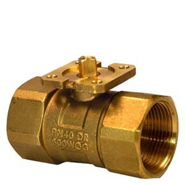 VAI61.32-16 - 2-port ball valve, internal thread, PN40, DN32, kvs 16 image 1