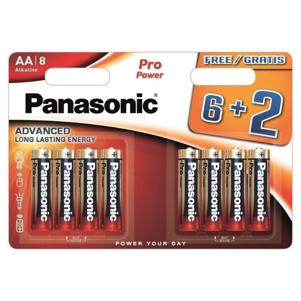 PANASONIC Pro Power LR6 AA BL6+2 image 1