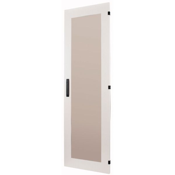 Door to switchgear area, transparent, IP55, HxW=2000x800mm, grey image 1