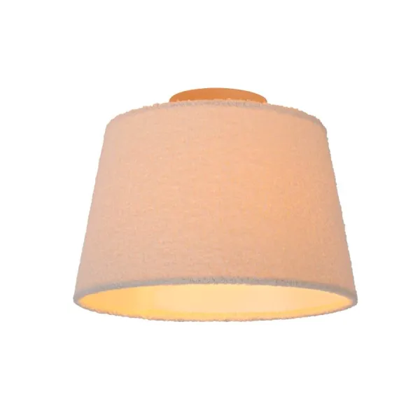 Lucide WOOLLY - Ceiling light - Ø 28 cm - 1xE27 - Beige image 1