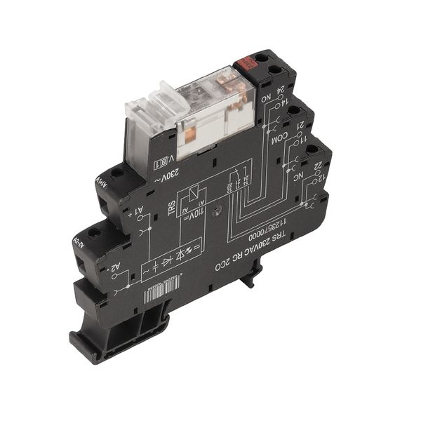 Relay module, 120 V AC ±10 %, Green LED, Rectifier, RC element, 2 CO c image 1