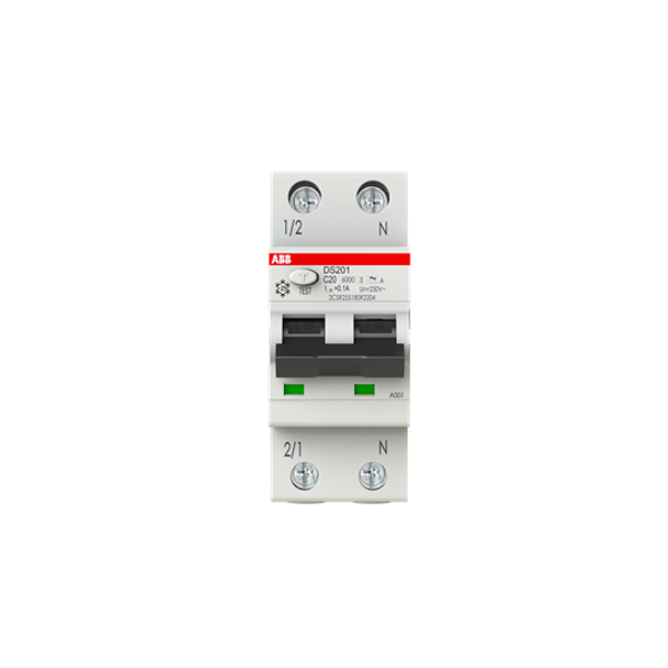 DS201 C20 A100 Residual Current Circuit Breaker with Overcurrent Protection image 9