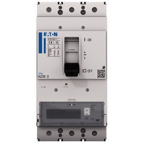 NZM3 PXR25 circuit breaker - integrated energy measurement class 1, 450A, 3p, withdrawable unit image 1
