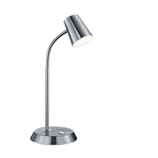 Narcos LED table lamp brushed steel image 1