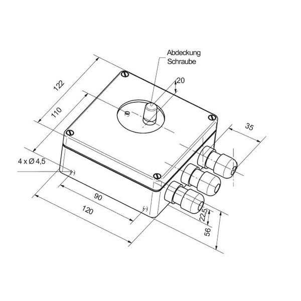 Wet room controller, AP mounting 0...60C, AC 230V, 1 changeover contact, potential free, 16A, IP 65 image 3