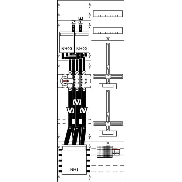 KA4269 Measurement and metering transformer board, Field width: 2, Rows: 0, 1350 mm x 500 mm x 160 mm, IP2XC image 5