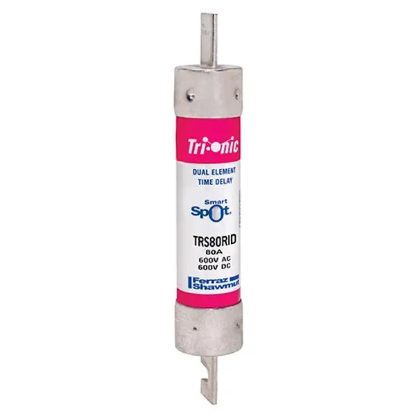 Fuse TRS-R - Class RK5 - Time-Delay 600VAC 600VDC 80A Blade SmartSpot® image 1