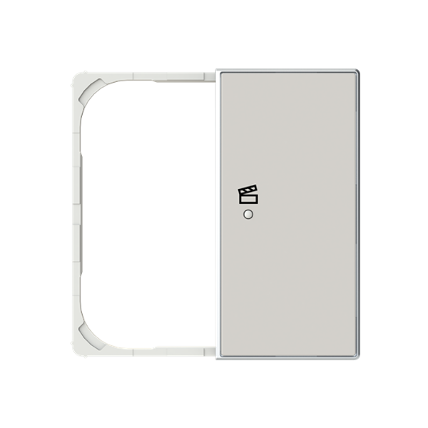 SRS-2-R-85DN Cover F@H SKY 2C.RI.Scene for Switch/push button Two-part button Sand - Sky Niessen image 1