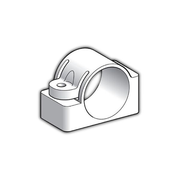 Accessory for sensor - Ø18mm - fixing clamp - plastic - with 24.1mm ctrs. image 1