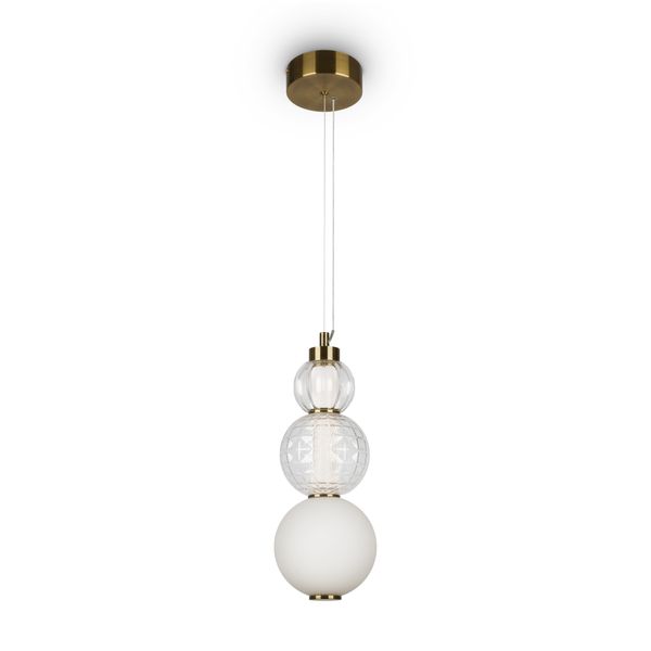 Pendant Collar Pendant lamp Gold image 1