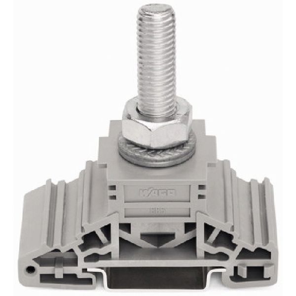 Stud terminal block lateral marker slots for DIN-rail 35 x 15 and 35 x image 2