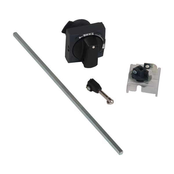 Extended rotary handle kit, TeSys Deca, IP54, black handle, with trip indication, for GV2L-GV2P image 1