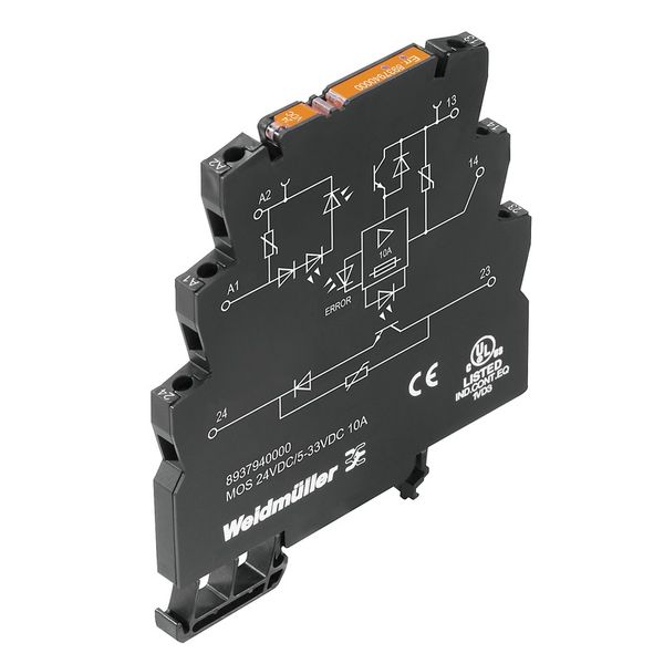 Solid-state relay, 24 V DC ±20 %, Varistor, Reverse polarity protectio image 1