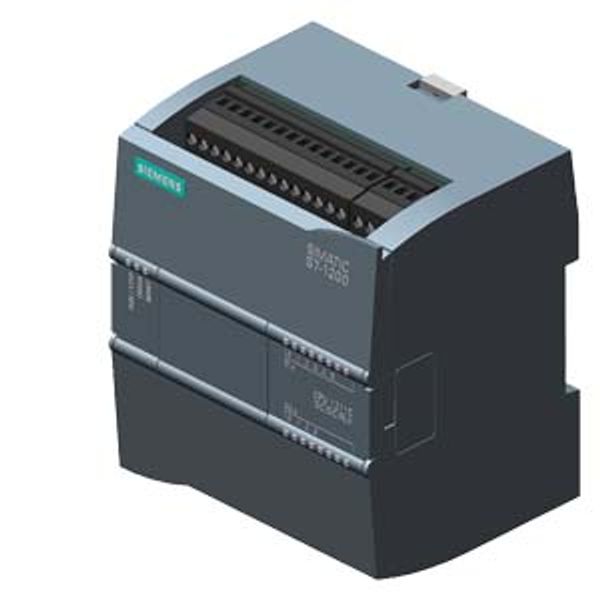 SIMATIC S7-1200, CPU 1211C, compact CPU, DC/DC/relay, onboard I/O: 6…6ES7211-1HE31-0XB0 image 1