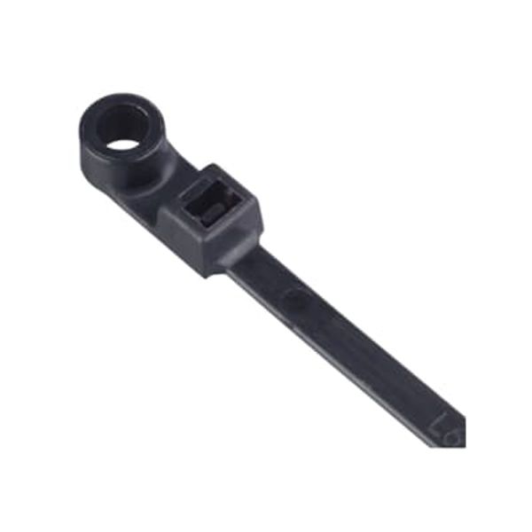 L-5-30MH-0-C CABLE TIE 30LB 5IN BLK NYL MTG HOLE image 3