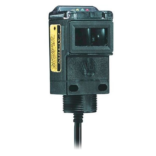 Allen-Bradley 42GRC-9200-QD Photoelectric Sensor, Series 9000, Clear Object Detection, Visible RedLED, Selectable Light Operate - Dark Operate, PNP or NPN Output, Adjustable Sensitivity, 1.2 m Sensing Range, 4-pin DC Micro (M12)Integral QD. image 1